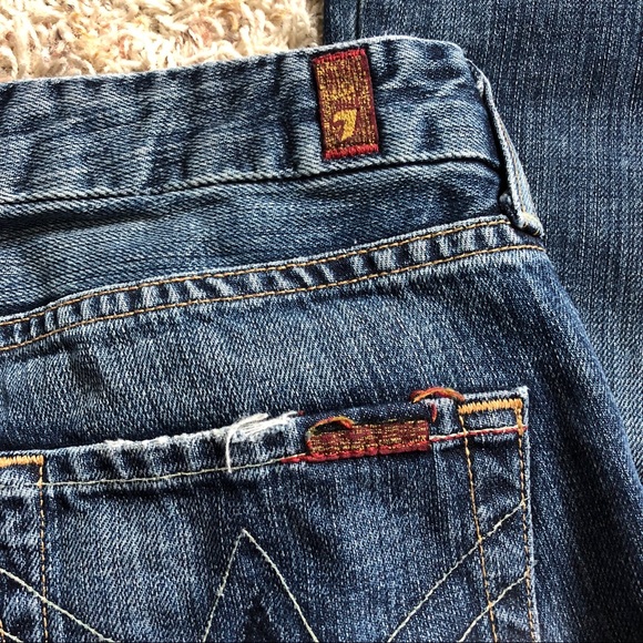 7 For All Mankind “A” Pockets Jeans. - Picture 3 of 6